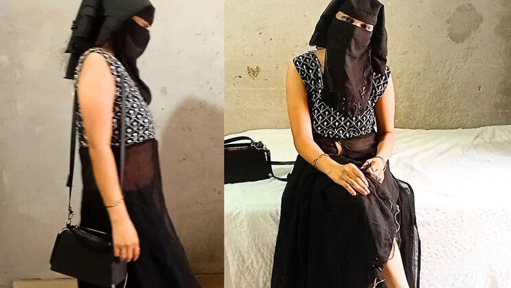 Hijab College Girl Fucked Hard By Uncut Dick - Homemade Missionary Sex