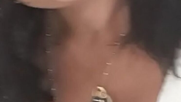 Hot And Juicy1 Shows Off Her Sexy Belly and Big Boobs