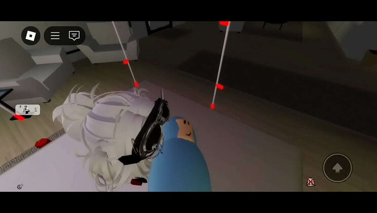 Rough Brookhaven Roblox Sex with Goth Girl Facial Cumshot