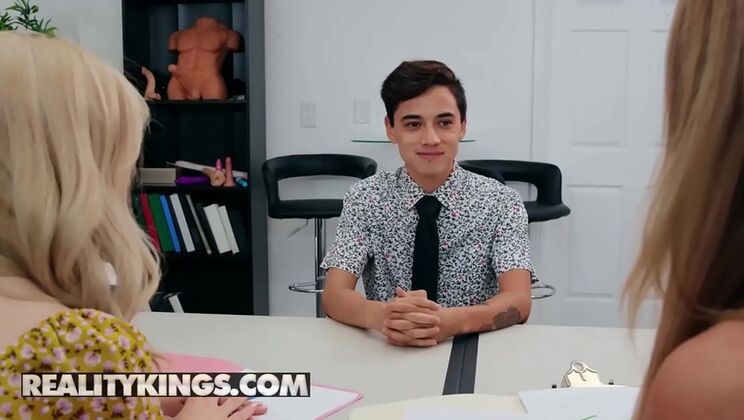 Lexi Lore & Nina Milano Moms Threesome Fuck Teen Step Fantasy with Juan Loco - Big Tits Blowjob Cum Shot