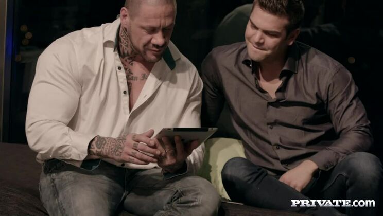 Maid Misha Cross Gives Two Men Special Services, Deep Throat and Pussy