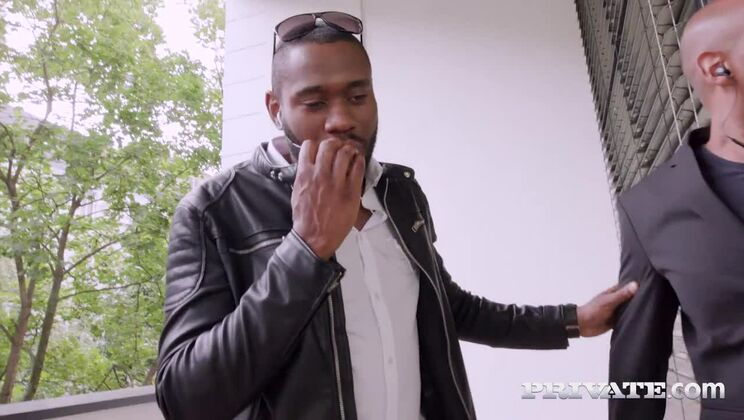 Nicole Love enjoys interracial gangbang