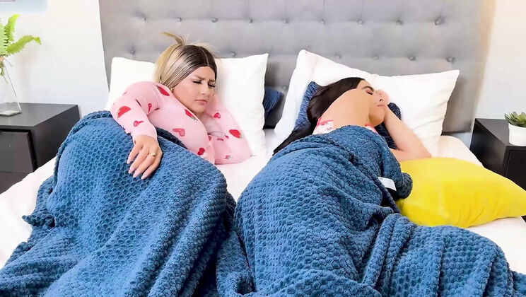 Naty Delgado Horny Stepsis Caught Masturbating In My Bed And Begs For Hardcore Fucking