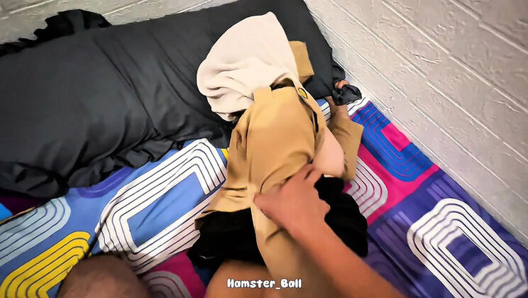 Cheating MILF Teacher Fucks Friend's Wife in Homemade Hijab Sex