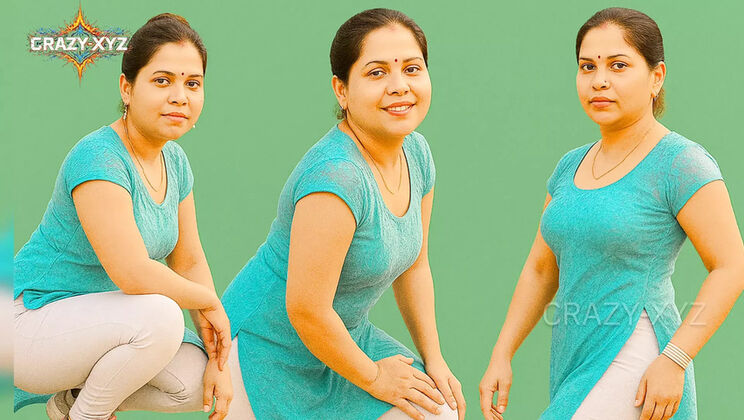 Indian Bhabhi Hard Fuck in Hindi - Skinny Desi Girl Titty Fucking & Doggy Style