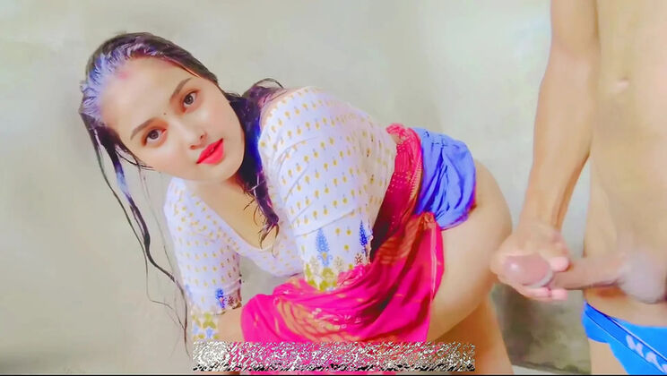 Desi Village Aunty Soniya Outdoor Fuck with Young Neighbor Boy's Thick Cock Hindi Audio