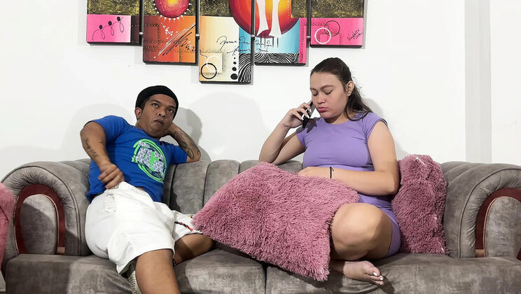 Stepbrother Cheats On Pregnant Girlfriend, I Give Her Big Cock Comfort - Chiky Julianaburning Hindi Urdu 4K Nude