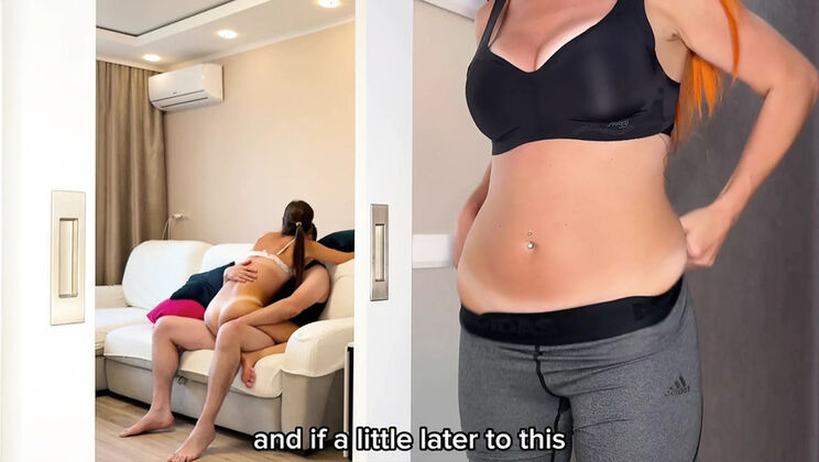 Stepmom Horny From My Sex With Girlfriend - Russian Amateur Fucks Me Loud Moaning POV