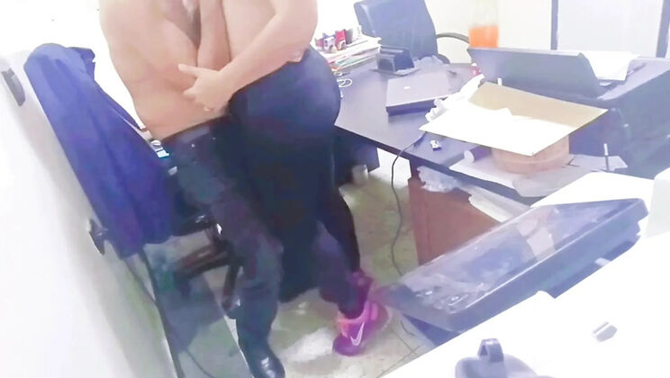 Boss Fucks Latina BBW in Office - Legs Shaking Hardcore POV