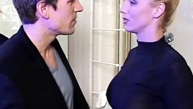 Blonde Pussy Licking and Anal Fucking in Bathroom with Briana Banks