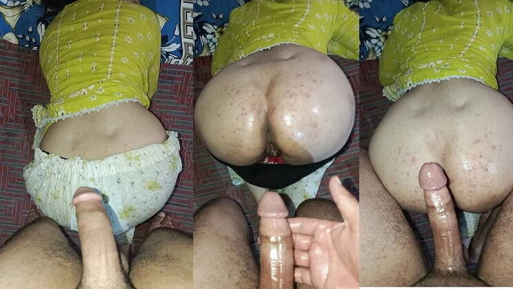 Desiwife Hot Anal Fuck with My Big Cock in Oily Ass Doggy Style