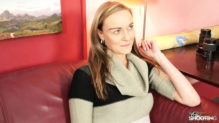 Busty Blonde Amateur Shows Perfect Tits in Motion - Czech Teen Casting Fun