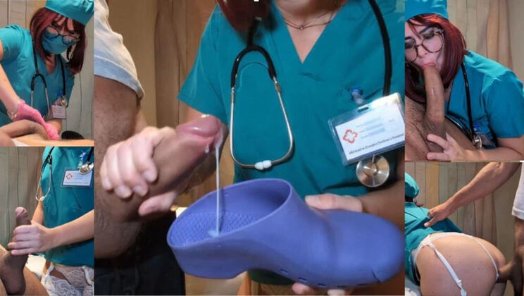 Hot Italian Doctor Fucks Horny Patient - Nurse Sex in Hospital Uniform