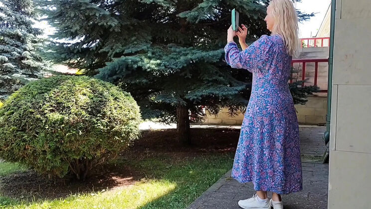 Blonde Mature German Wife Foot Worship & Hot Sex in 4K