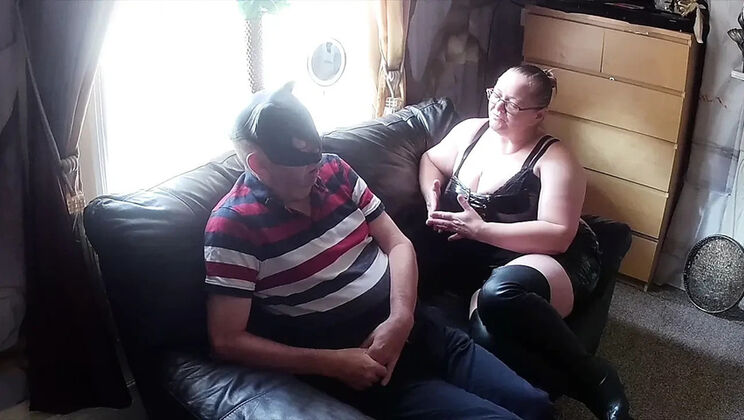 Part 1: Domina Satana Sissifies Slave Andrew in Kinky Femdom Interview - Mature BBW BDSM