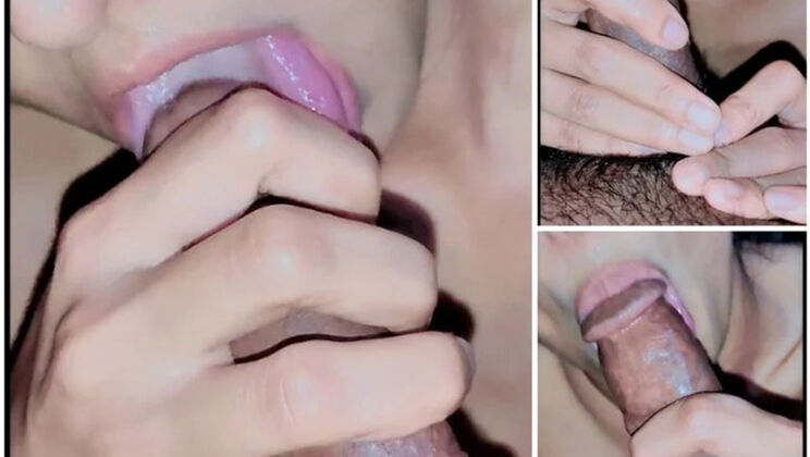 Lamby Jin Hot Desi Blowjob and Facial for 18 Year Indian Girl