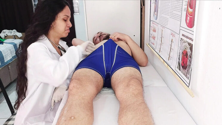 Nurse Jennyferpimenta Gives Handjob To Patient's Big Cock Erection