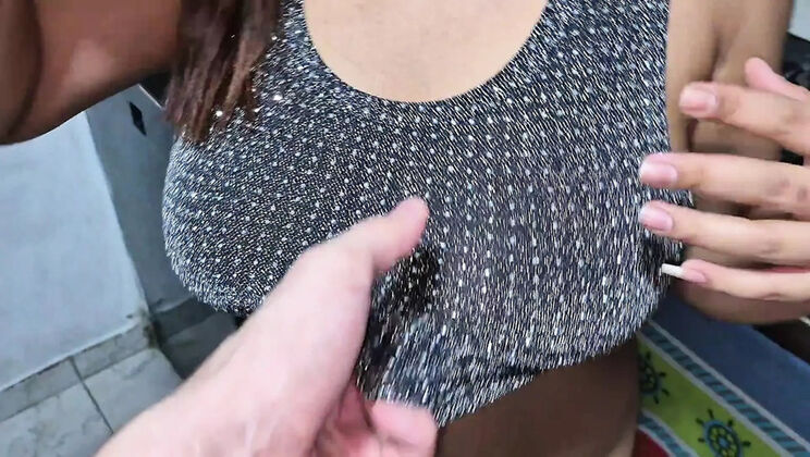 Upset Venezuelan Maid Fucks Hard After Washing Dishes - Big Natural Tits Latina Teen