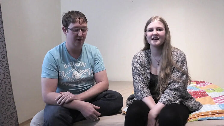 Julia's Wild Threesome Blowjob & Cum on Tits