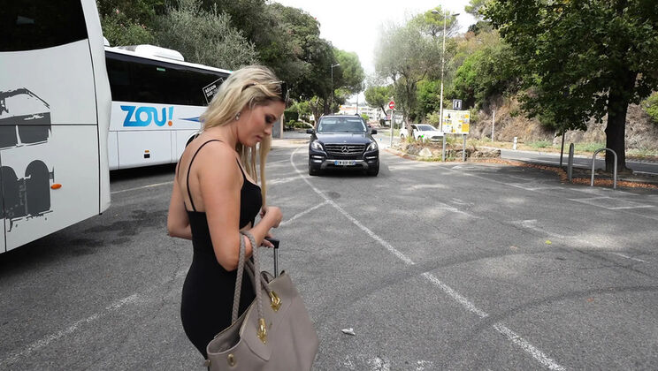 Maya's First Gangbang with Huge Cocks and Cum in Mouth