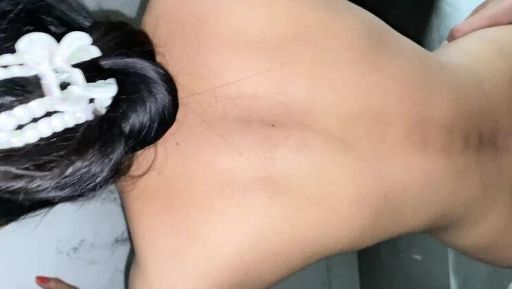 Desi Girlfriend Bathroom Fuck and Pee Fun with Desifilmy45