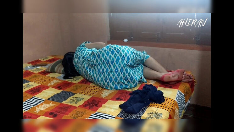 Indian Wife Aahan Ahiran Getting Fucked Hard by Husband in Bedroom - Tight Pussy, Titty Fucking & Foreplay in Hindi