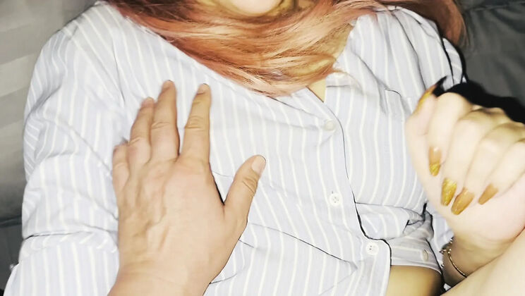 Step Mom's Panties Turn Me On! Mutual Handjob Leads to Intense Orgasm with Sexalko