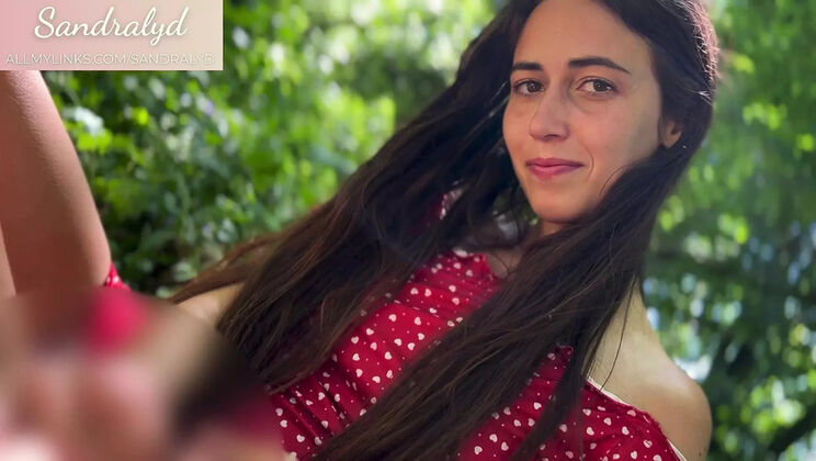 Latina Femdom Ballbusting in Forest - No Mercy CBT Torture on Dick & Balls