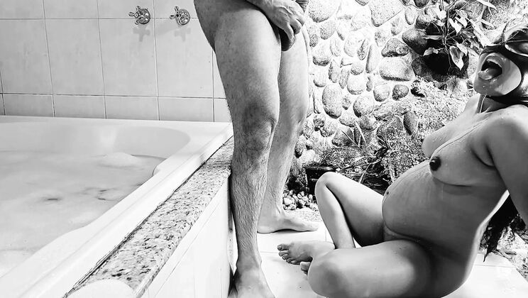 Pietro Montoya Pissing In Mouth And Fucking Pregnant Slave In Vintage Mode