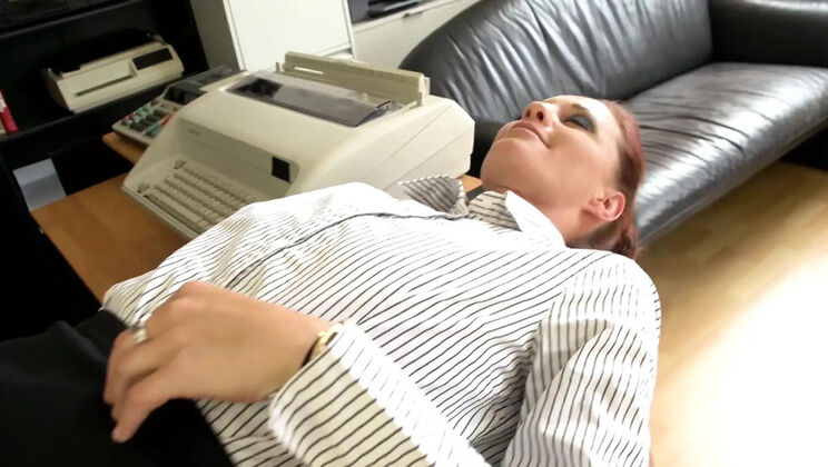 German Office Secretary Lana Vegas Fucked By BBC