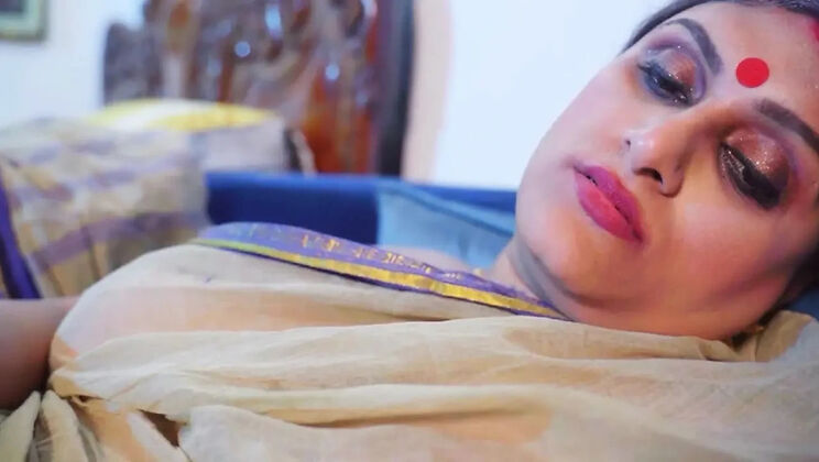 Stepmom Fucks Stepson In Desi Hindi Sex Scene - Blowjob, Doggy Style & Missionary