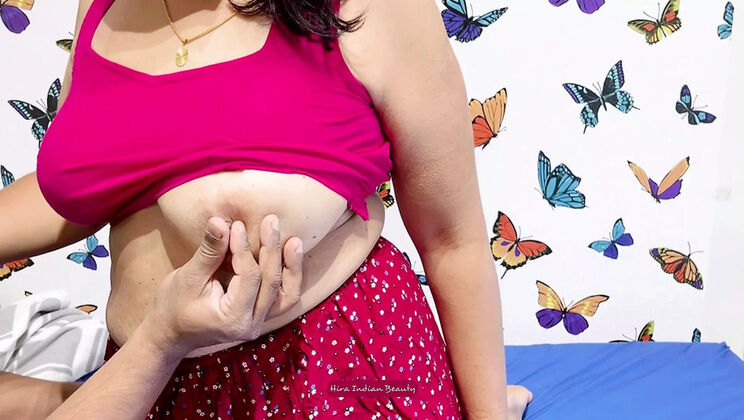 Desi Lovers Romantic Sex with Dirty Talk - Big Ass Boobs Play, Nipple Fingering, Loud Moaning Hindi Audio