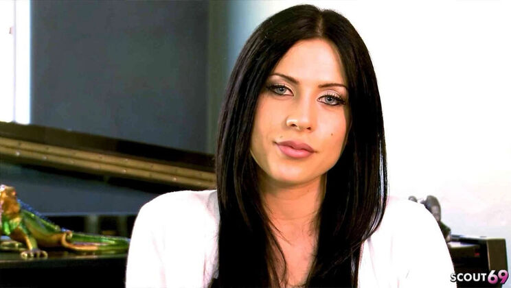 Black Hair Blue Eyes Teen Casting First Time No Condom Hard Fuck