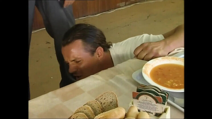 Restaurant Sex with Jenna Red and Big Cock Chris Charming - Anal, Blowjob, Cum in Mouth