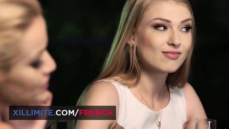 Blonde Office Orgy: Double Penetration Foursome with Charlie Dean & Cherry Kiss