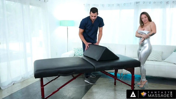 Anal Massage With Betty Foxxx - Big Tits MILF Gets Her Ass Banged Hard By Masseur