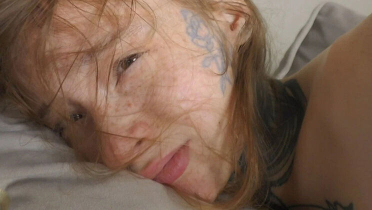 Petite Ginger Teen Screams on Giant Dick - Rough Doggystyle Fuck & Pussy Close Up