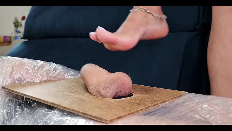 KiffaFeet Latina Goddess Stomps Slave Cock - Rough Footjob & Fetish Trampling