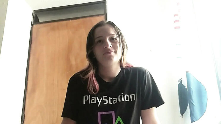 My Blonde Stepsister Catches Me Jerking Off and Makes Me Cum in Her Mouth - Part 1 - Ashleysoy2 Swallows