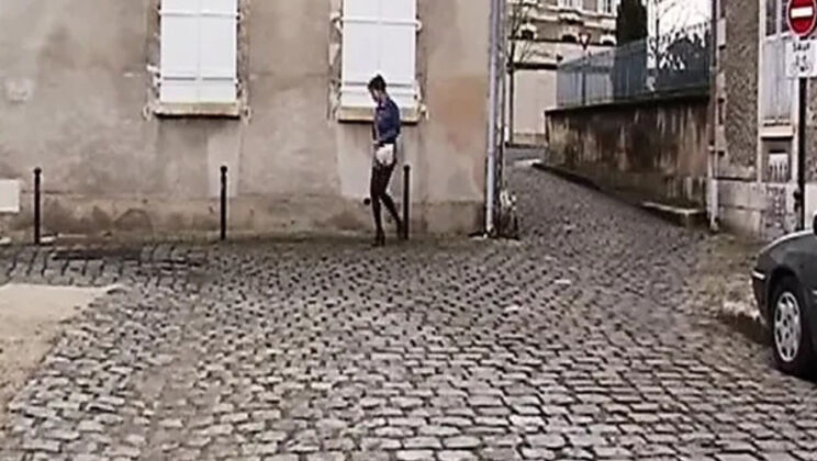 French amateur slut tied and fucked hard by horny domina with big strapon