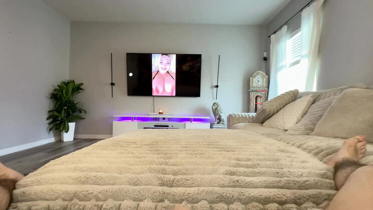 Busty Blonde Stepmom Catches Me Jerking Off - Adaline Star POV Fuck