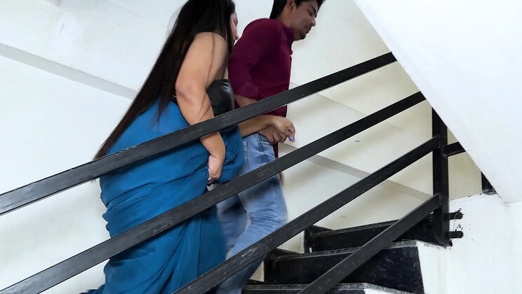 Desi Indian Model Aksha Group Sex Hardcore Fucking - Big Natural Tits & Doggy Style in Clear Hindi Audio