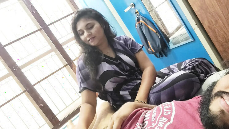 Hot Indian Stepmom Gives Blowjob to Stepson in Mall - Cheating Housewife Seduces Son