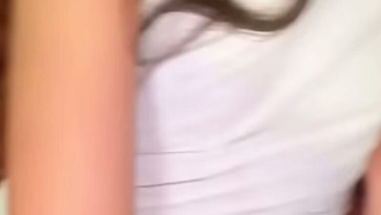 Skinny Asian Teen 18 Sucks Huge White Cock Rough POV Fuck Cum in Mouth