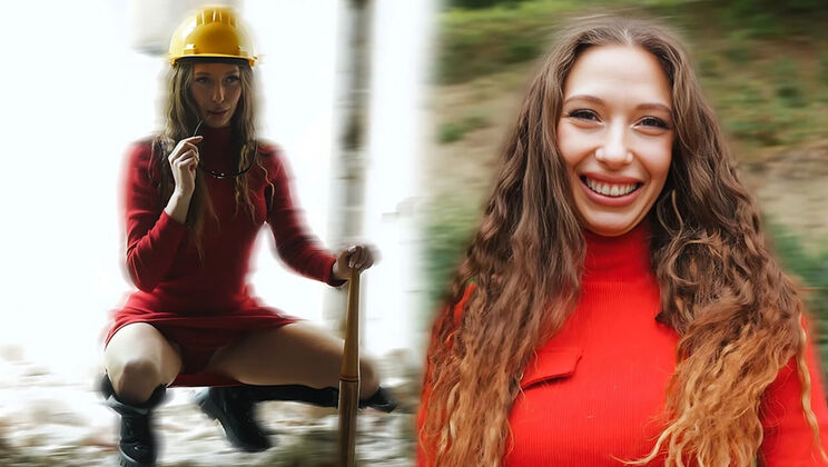 Laura Quest Public Outdoor Blowjob Adventure - Amateur Romanian Couple Fucking in Mountain Vlog