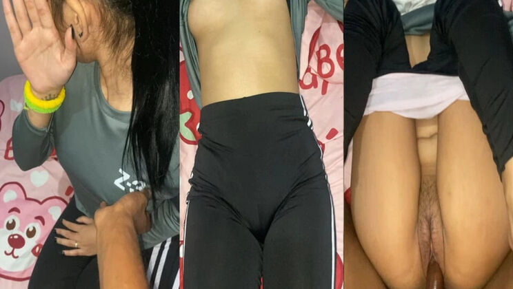 Viral Teen Sister Gets Gassed By Brother After School - Indonesian Hijab Amateur