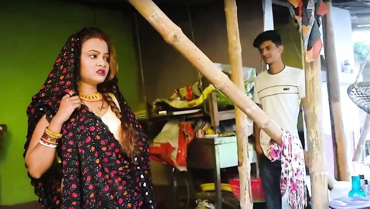 Desi Bhabhi Face Fuck and Doggy Style 3Some with Devar - Hindi Sex