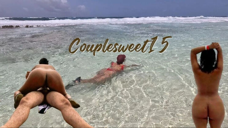 Teen Latina Brunette Fucks Tourist With Big Dick On Public Beach - Doggy Style Sex Until Cum Inside