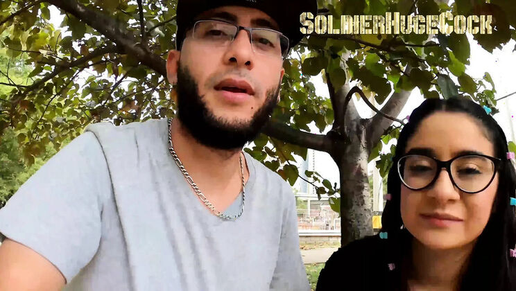 Soldierhugecock Fucks Tinder Latina Teen in Apartment - Big Tits & Huge Cock Deep Throat