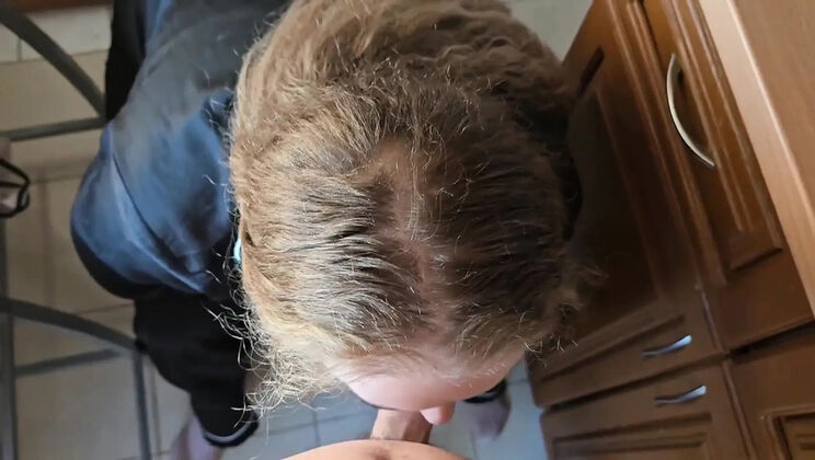 Good Wife Gives Husband What He Needs - Blowjob & Cum in Mouth with Big Tits